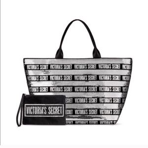 Victoria Secret Tote Bag and Makeup Bag